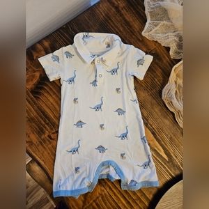 Kyte Baby Jurrasic Print Polo Shortall